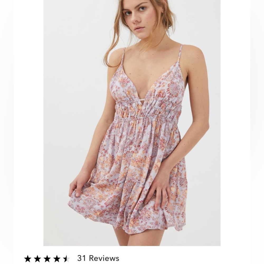 Urban Outfitters Harmony Flouncy Mini Dress